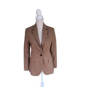 OTD onthisday Camel Wool Blend Blazer size 34 US size 4 NEW